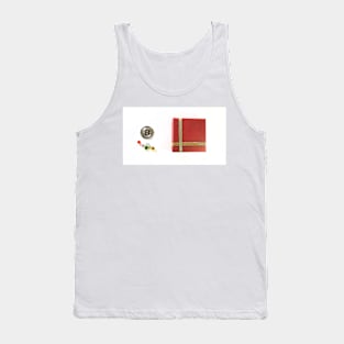 Bitcoin coin and gift, luxury. Concept of mining business, wealth, fortune, success Tank Top